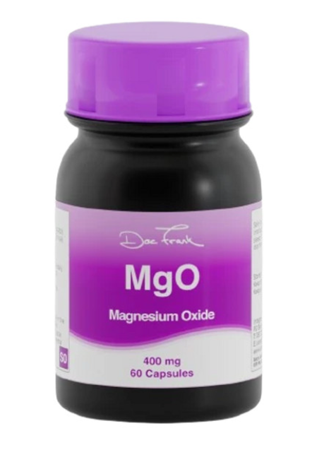 Magnesium Oxide - MgO (240mg x 60 Caps @ 1.2 cent per mg)